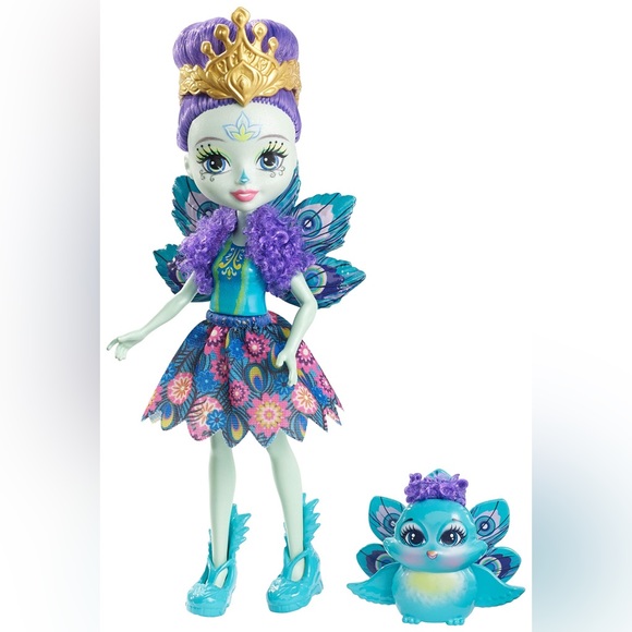 🦚 ENCHANTINAL DOLL “PATTER THE PEACOCK” 🦚 - Picture 1 of 6